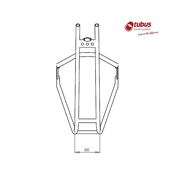 tubus airy titanium rack