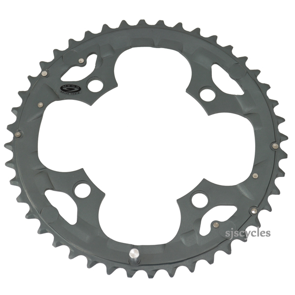 Shimano Deore FC-M591 104mm BCD 4 Arm Outer Chainring - Grey - 44T
