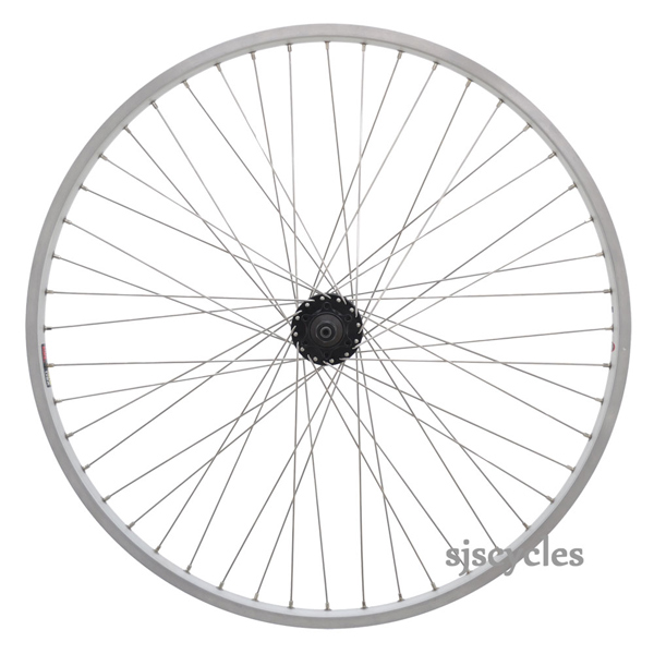 wheel master rear bicycle wheel 26 inch silver
