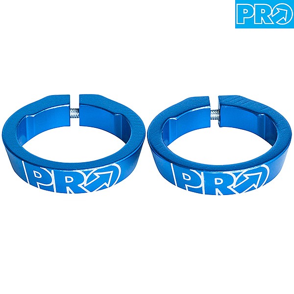 Shimano Pro Handlebar Grip Lock Ring Set Blue