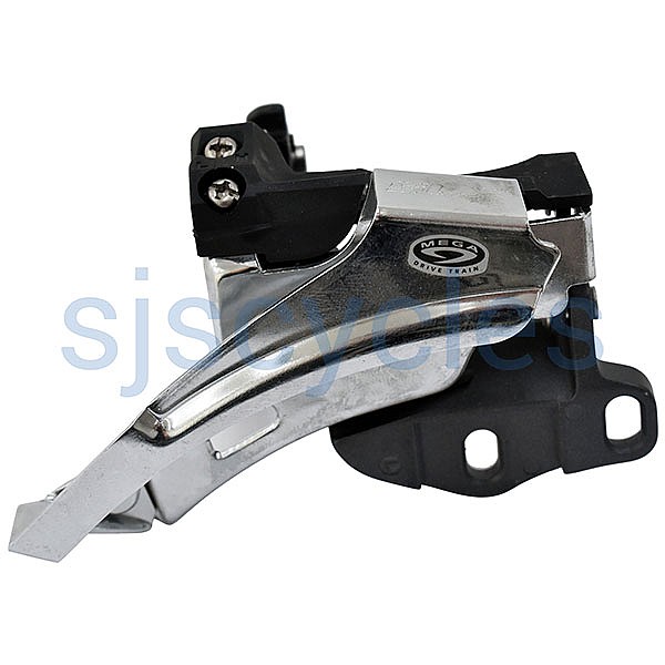 Shimano SLX FD-M665 9 Speed Double Top Swing Dual Pull Front Derailleur - Black - E-Type