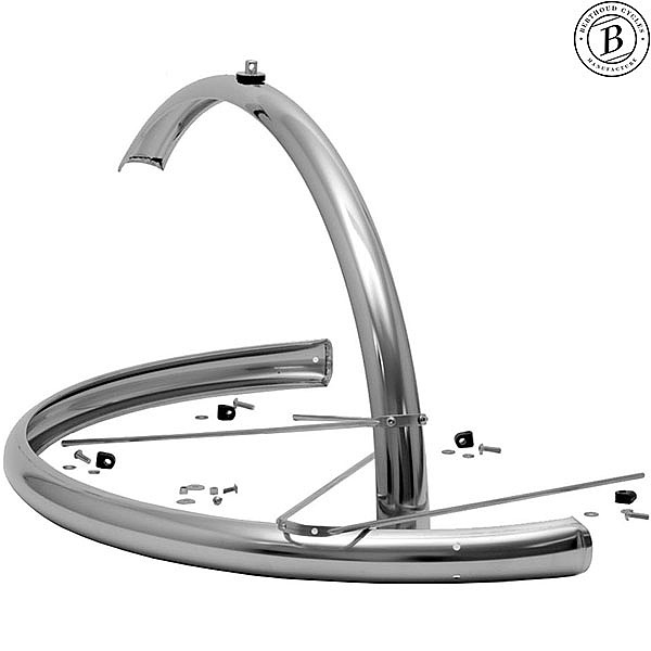 Gilles Berthoud 650B Stainless Steel Mudguards Long