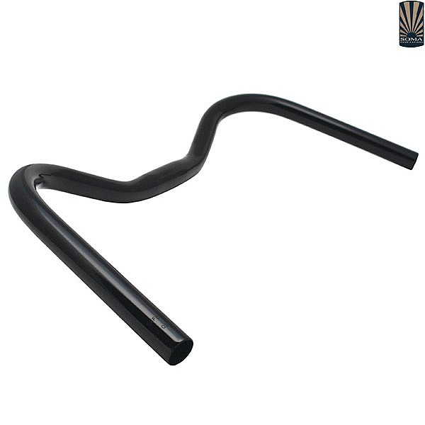 north road handlebars black