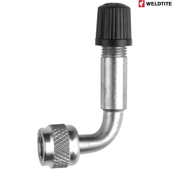 Weldtite Schrader 90 Degree Bend Valve Extension