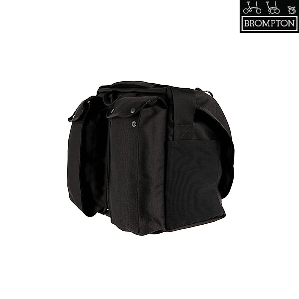 Brompton Metro Waterproof L Messenger Bag includes cover and frame Black -  J.C. Lind Bike Co.