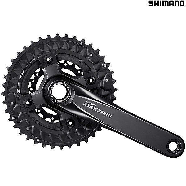 Shimano Deore FC M6000 10 Speed Triple Chainset Black 40 30 22T 170mm