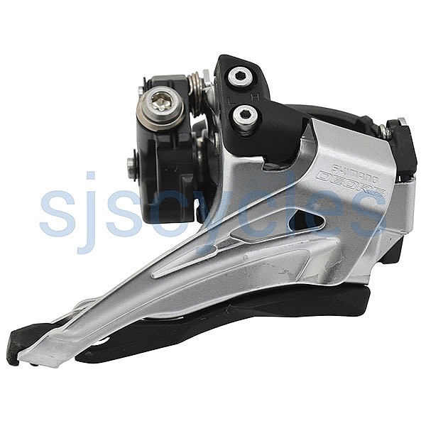 Shimano Deore FD-M618-L 10 Speed Double Front Derailleur Band-On Top Swing Low Clamp