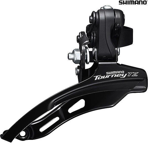 Shimano Tourney TZ FD-TZ510 6 Speed Triple Front Derailleur Down Swing Top Pull - 28.6mm