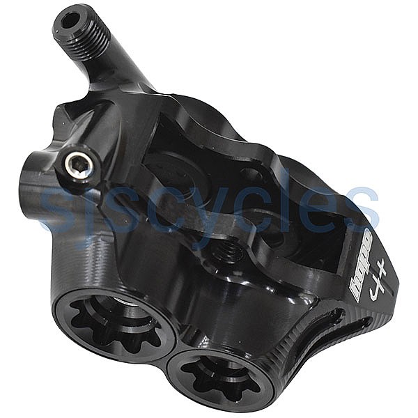 Hope RX4+ Caliper Complete - Flat Mount Std - DOT - Black