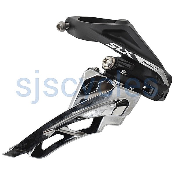 Shimano SLX FD-M7000-10-H 10 Speed Triple Front Derailleur - Front Pull Side Swing - Black