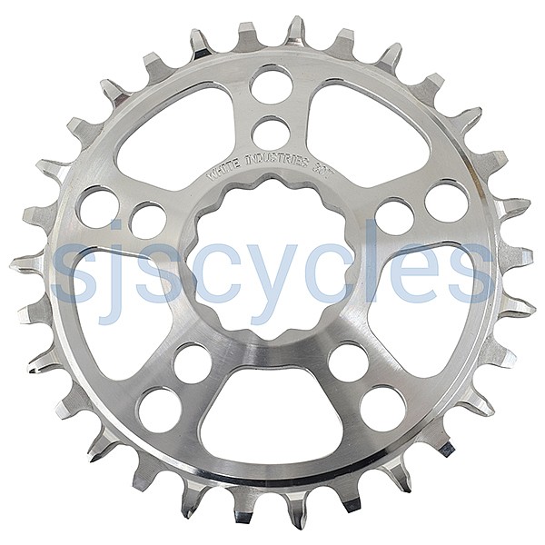 White Industries MR30 TSR 1X Chainring - 3mm Standard / Non-Boost - Silver  - 30T