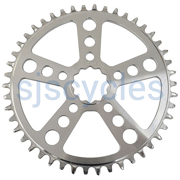 White Industries MR30 TSR 1X Chainring - 0mm Boost - Silver - 46T