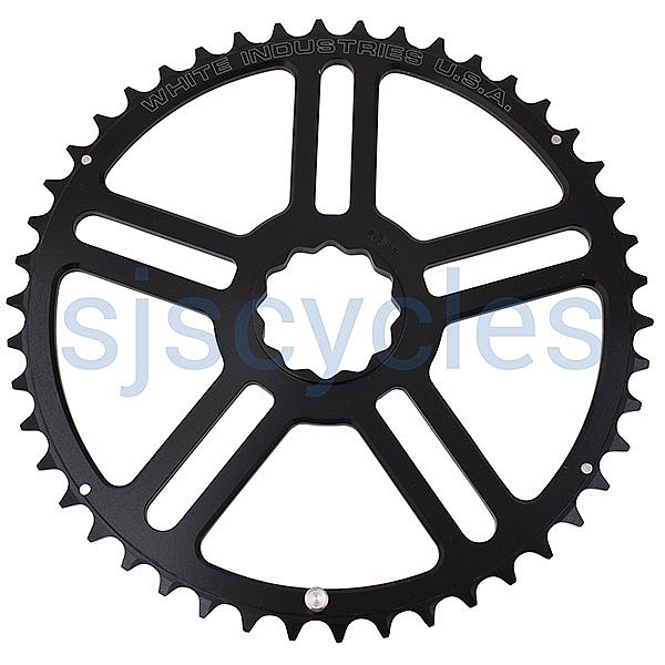 White Industries VBC MR30 Outer Chainring - Black - 46T