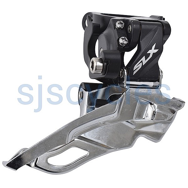 Shimano SLX FD-M671 10 Speed Triple Front Derailleur - Down Swing - Dual Pull - 34.9mm