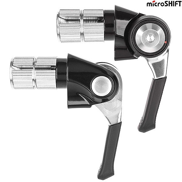 Microshift BS T09 9 Speed Bar End Shifters Shimano Compatible