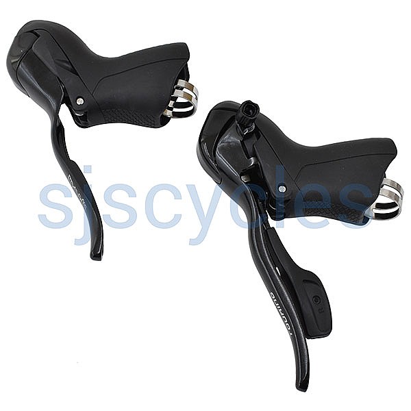 Microshift SB-N080 8 Speed STI Shifters for Alfine - Black - Pair