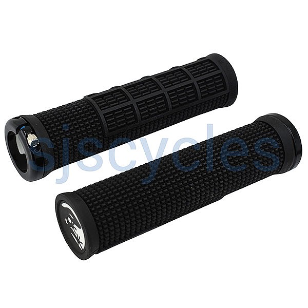 Jet black mtb grips hot sale