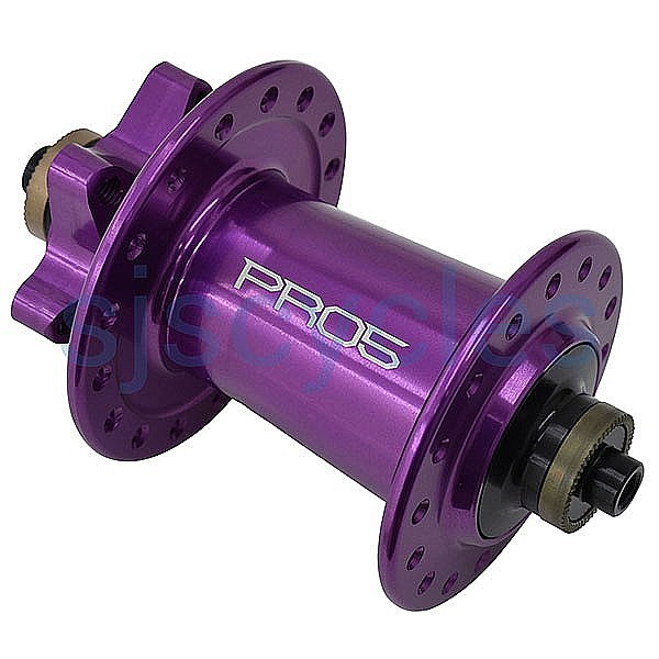 Hope PRO 5 6 Bolt Disc Front Hub Purple QR x 100mm 36 Hole