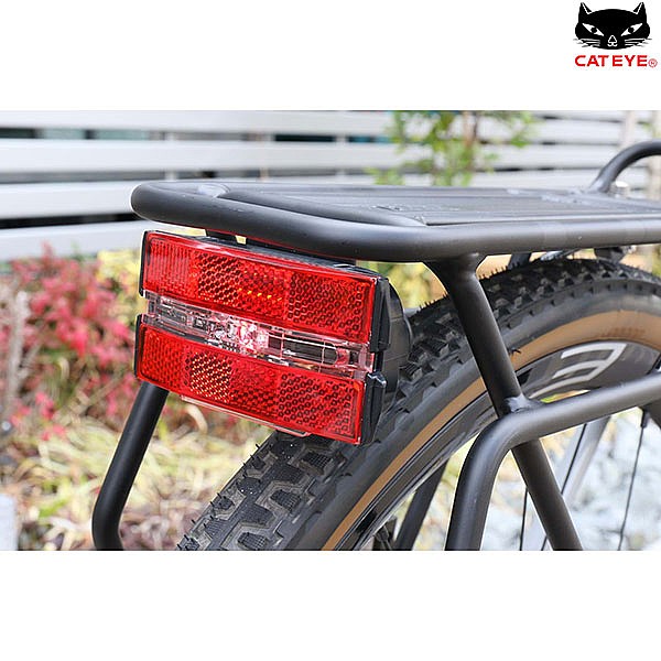 Bicycle rear rack fashion light