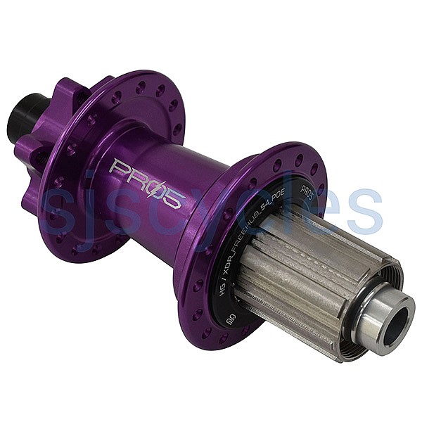 Hope PRO 5 6 Bolt Disc E Bike Shimano Steel Rear Hub Purple 12 x 148mm 32 Hole