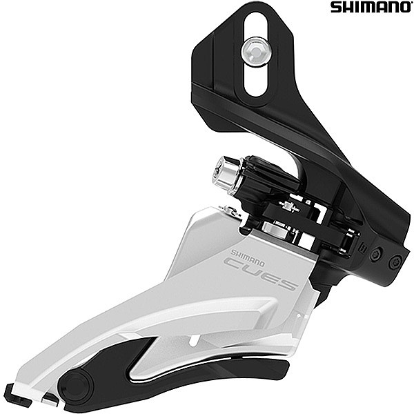 Shimano CUES FD-U4000-D 9/10 Speed Double Front Derailleur, Direct Mount, Side Swing