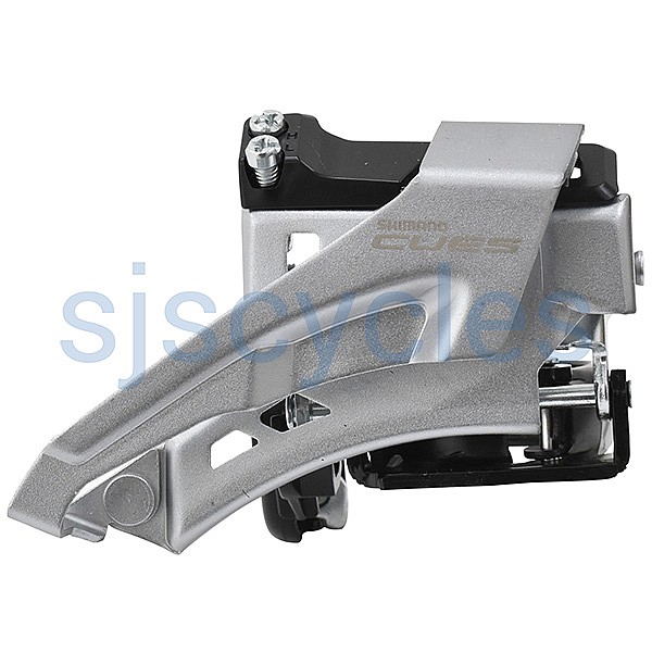 Shimano CUES FD-U4000-L 9/10 Speed Double Front Derailleur, Low Clamp, Top Swing