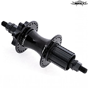 Halo Spin Doctor Disc 8/9/10 Speed Rear Cassette Hub - Solid Axle - Black - 48 Hole