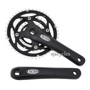 Thorn Triple Chainset - Black - 44/32/22T - 175mm