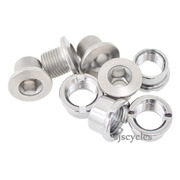 Shimano Deore FC-M615 Outer Gear Fixing Bolt &amp; Nut Set - M8 x 7mm - Y1P098040