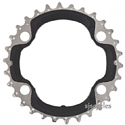 Shimano Deore XT FC-M8000-3 96mm BCD 4 Arm Middle Chainring - 30T-BA
