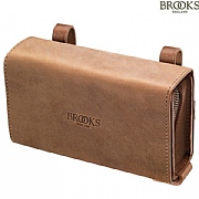 Brooks D Shaped Saddlebag - Pre-Aged - 0.5 Litre