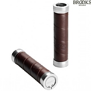 Brooks Slender Leather Grips - Standard - Brown