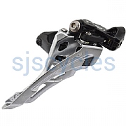 Shimano Deore FD-M6000-L 10 Speed Triple Front Derailleur Band-On Low Clamp Side Swing Front Pull