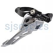 Shimano Deore FD-M6000-M 10 Speed Triple Front Derailleur Band-On Mid Clamp Side Swing Front Pull