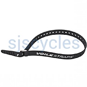 Voile Strap - Aluminium Buckle - Black / White - 20 Inch