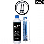 milKit Tubeless Conversion Kit with 45mm Valves - 25mm Tape
