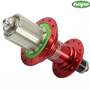 Hope RS4 Road Steel HG Rear Hub - Red - QR x 130mm - 24 Hole