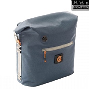 Brompton Borough Waterproof Roll Top - Small - Navy/Grey - 9 Litre