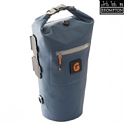 Brompton Borough Waterproof Roll Top Rack Bag - Navy/Grey - 10 Litre