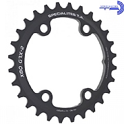 TA X80 GRX 80mm BCD 4 Arm Inner Chainring - 28T